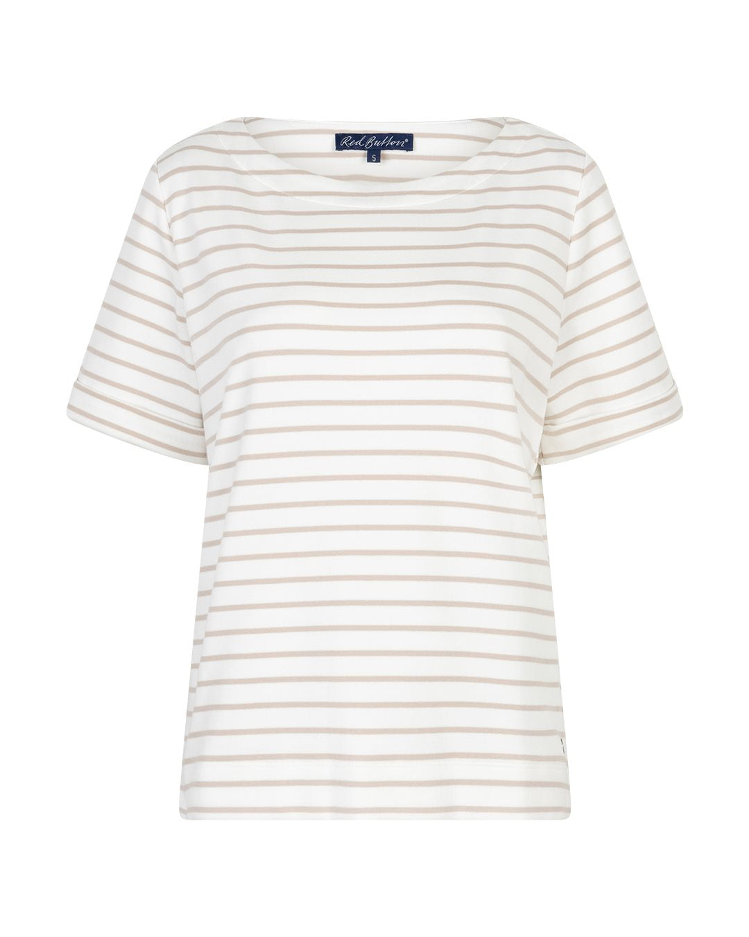 Terry Stripe Short Sleeve