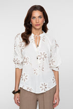 Top Embroidered