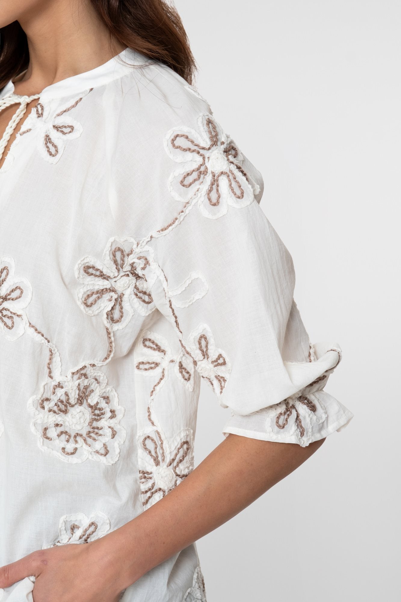 Top Embroidered