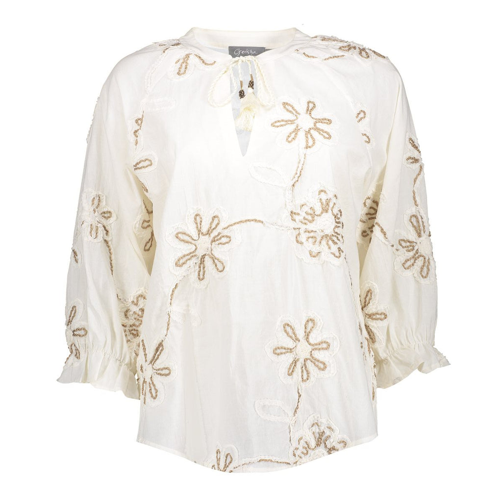 Top Embroidered