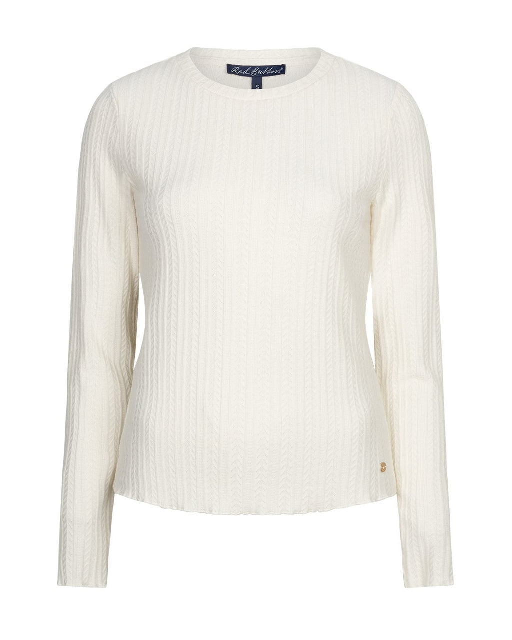 Top Fine Knit Off White/Ecru