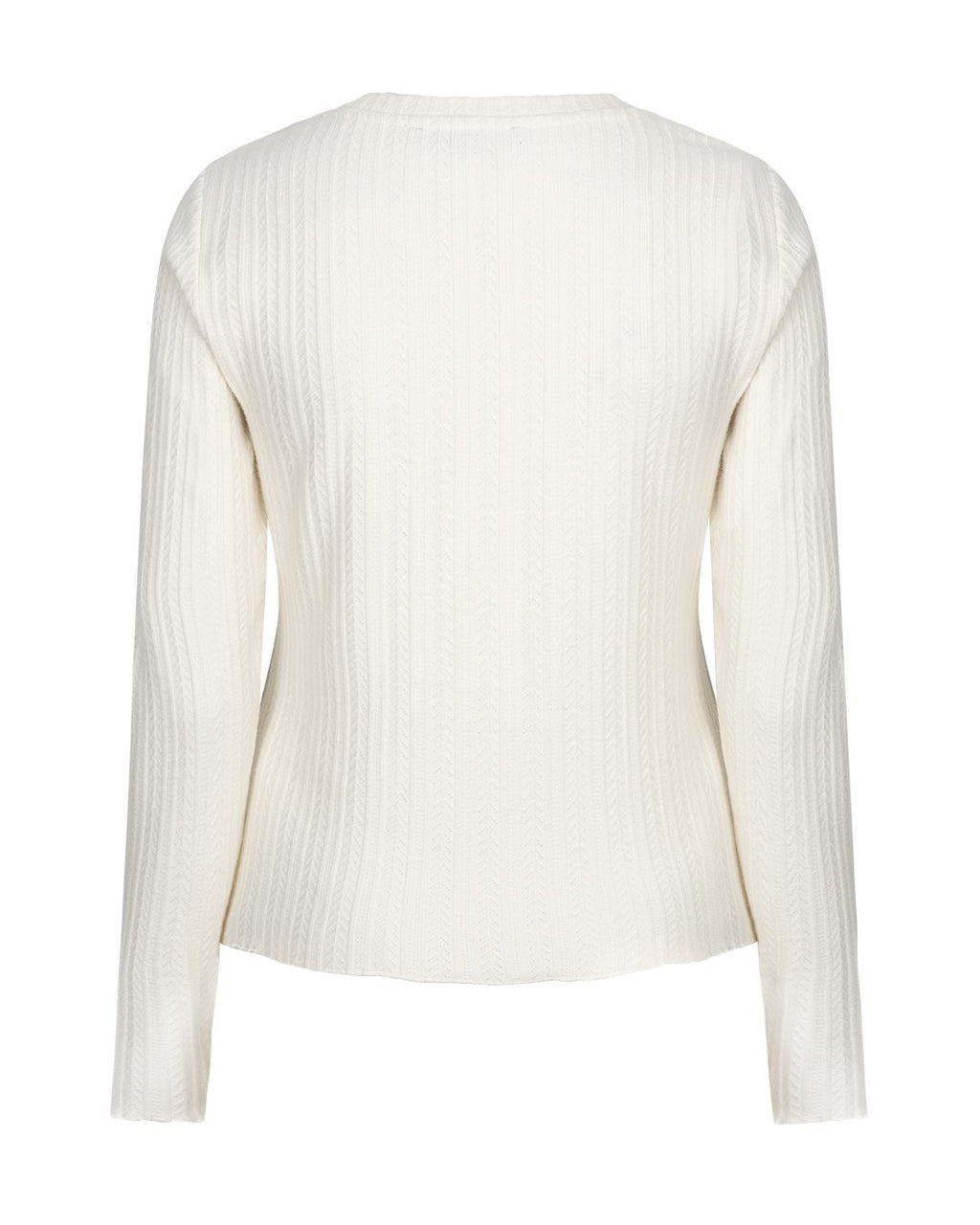 Top Fine Knit Off White/Ecru