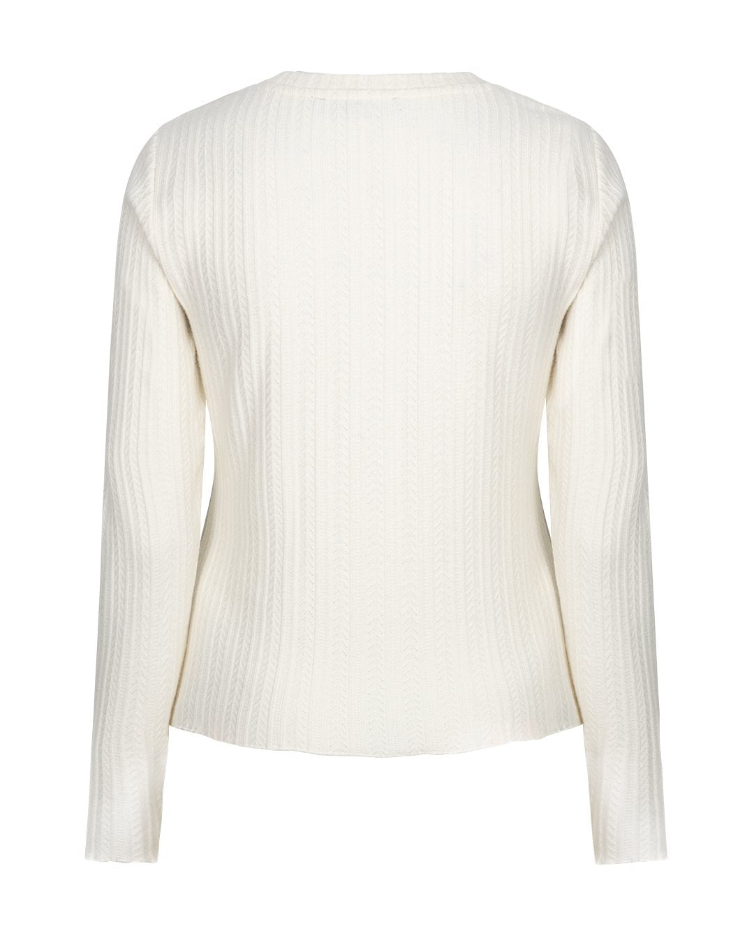 Top Fine Knit Off White/Ecru