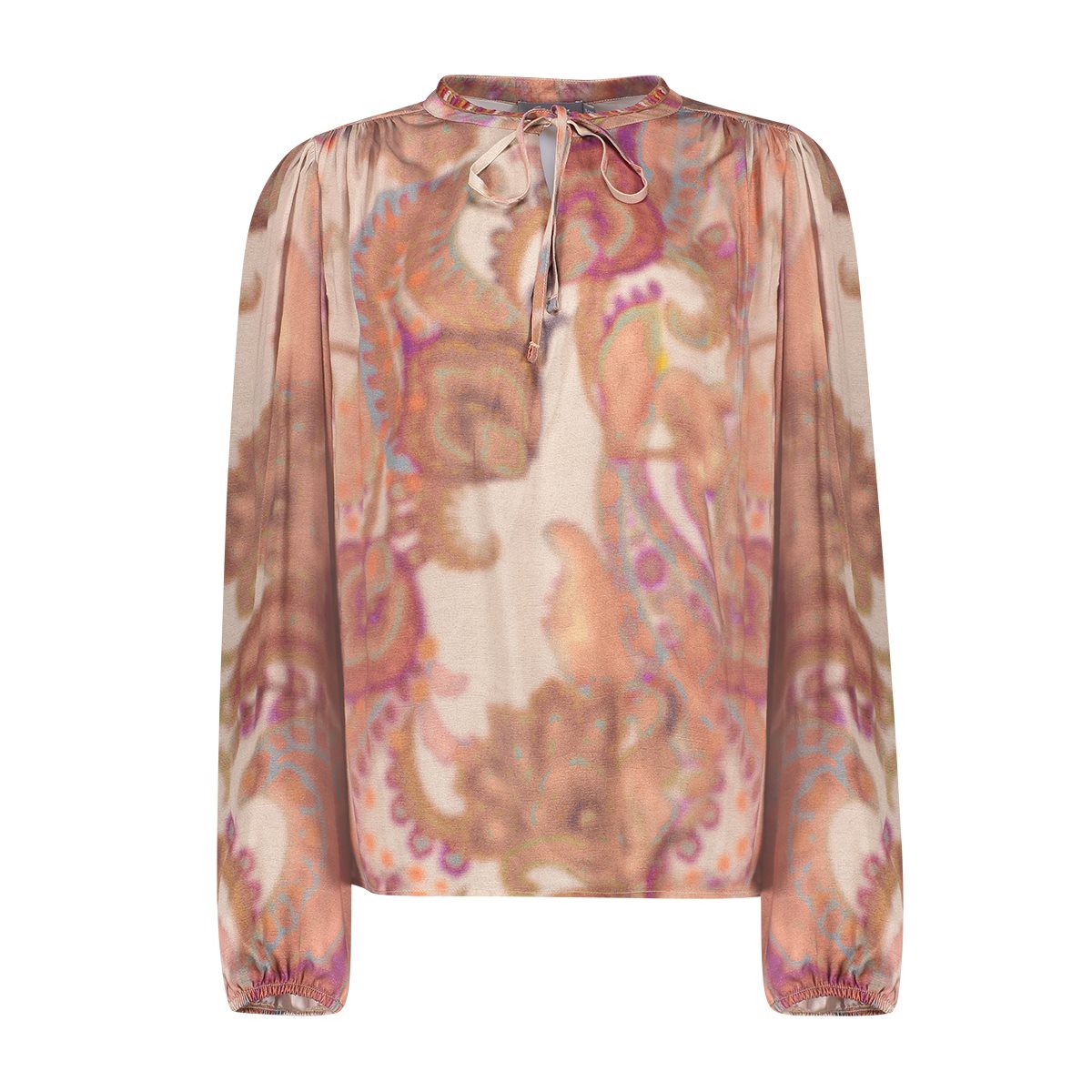 Top met Zachte Dessinprint