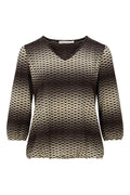 Top Streep Jacquard