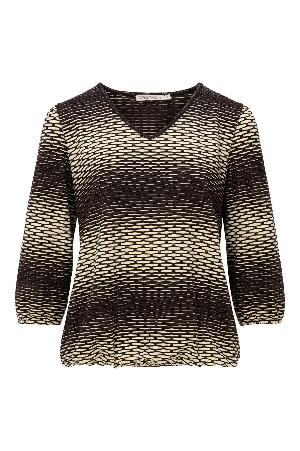 Top Streep Jacquard