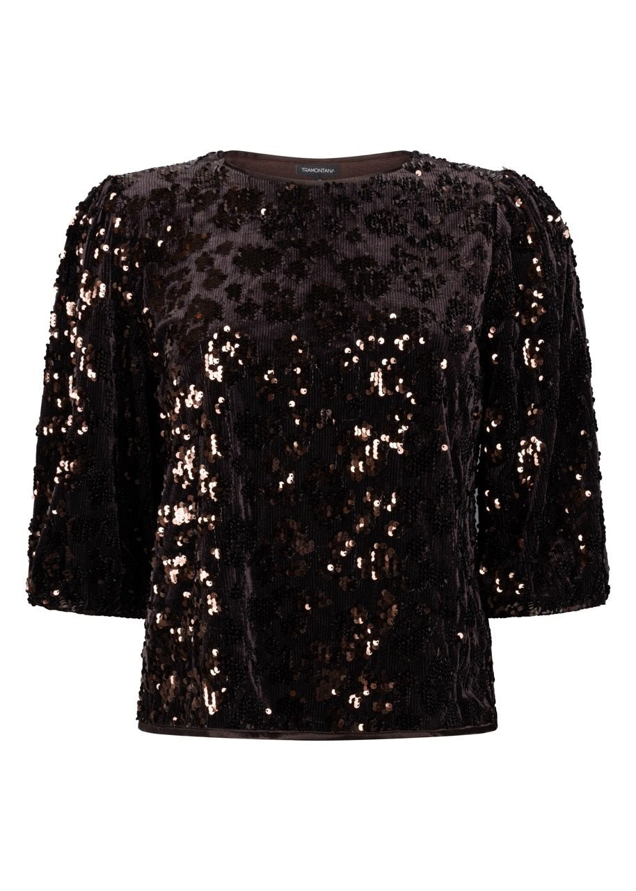 Top Velvet Sequins