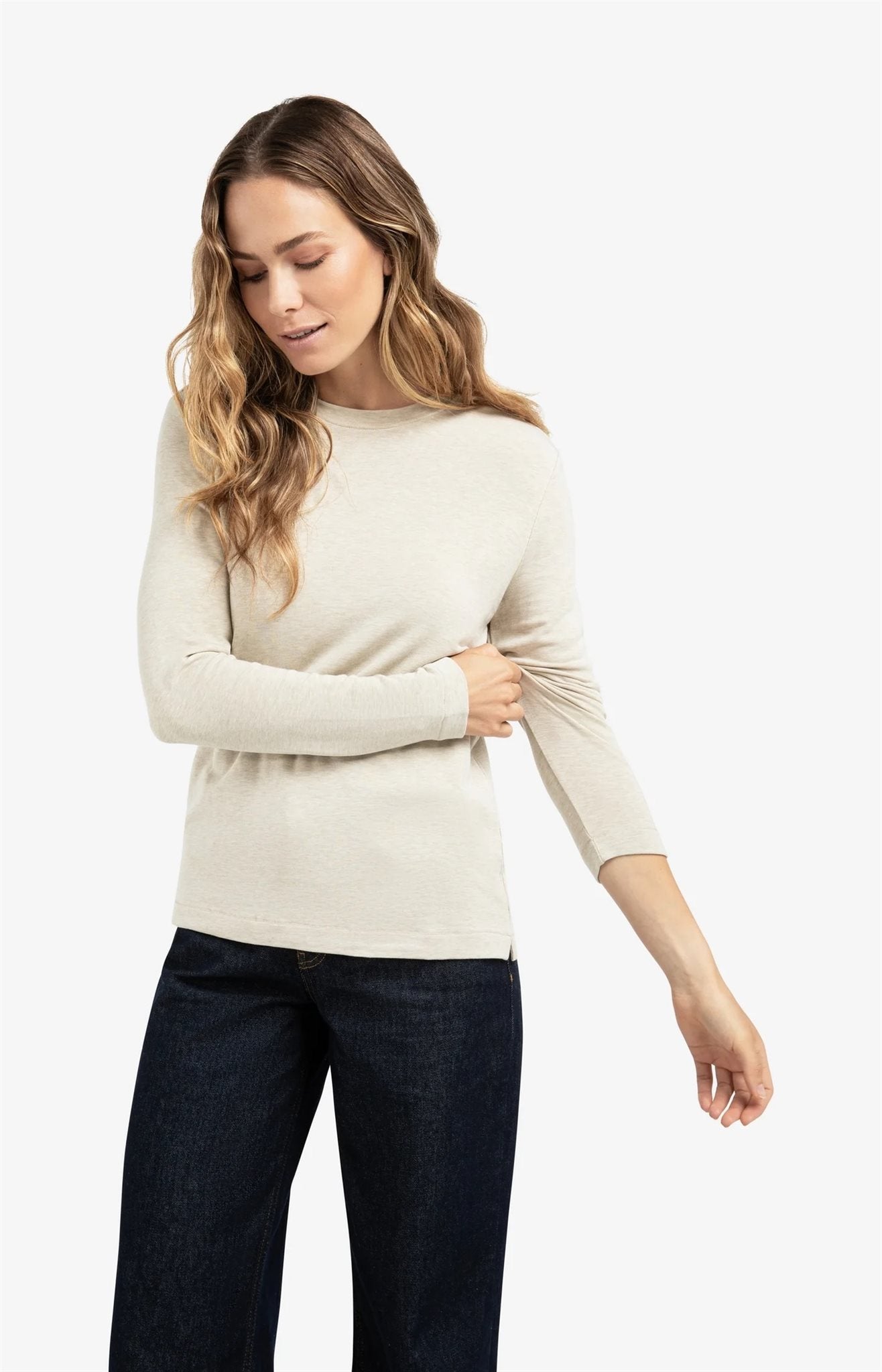 Top van Stevige Jersey Stof