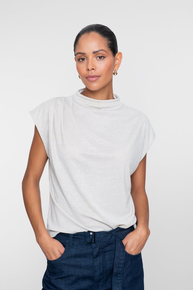 Top met Gouden Lurex