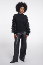 Trui met Elegante Mouwen