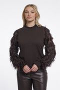 Trui met Elegante Mouwen