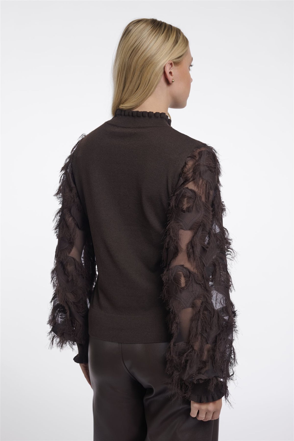 Trui met Elegante Mouwen