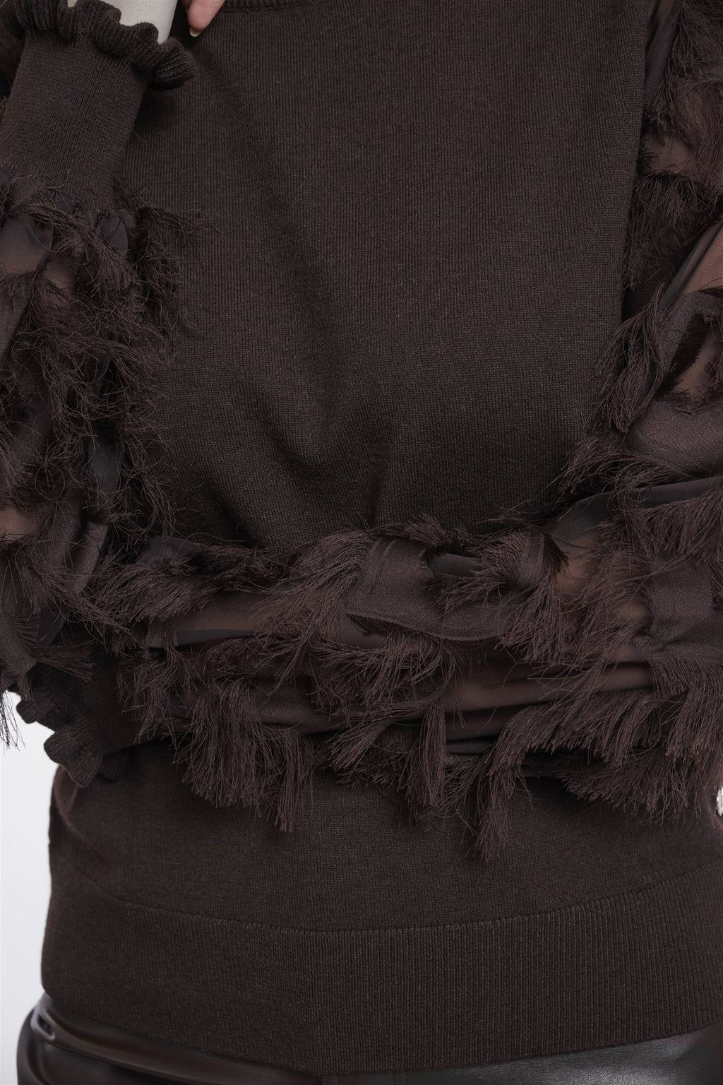 Trui met Elegante Mouwen