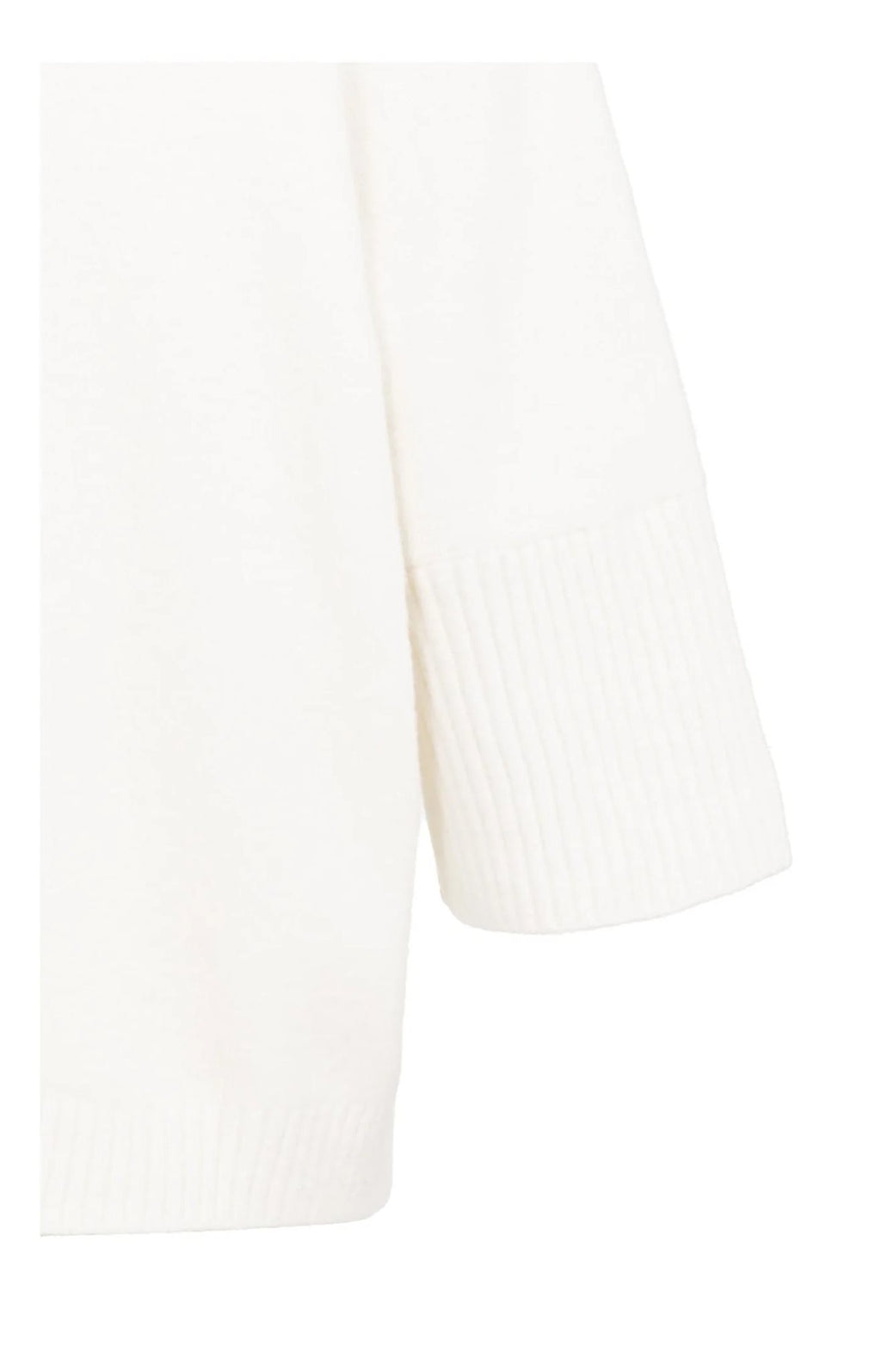 Trui met Geribde 3/4 Mouwen