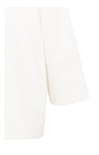 Trui met Geribde 3/4 Mouwen