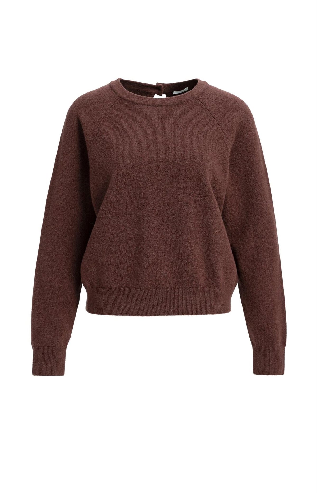 Trui met Open Rugdetail