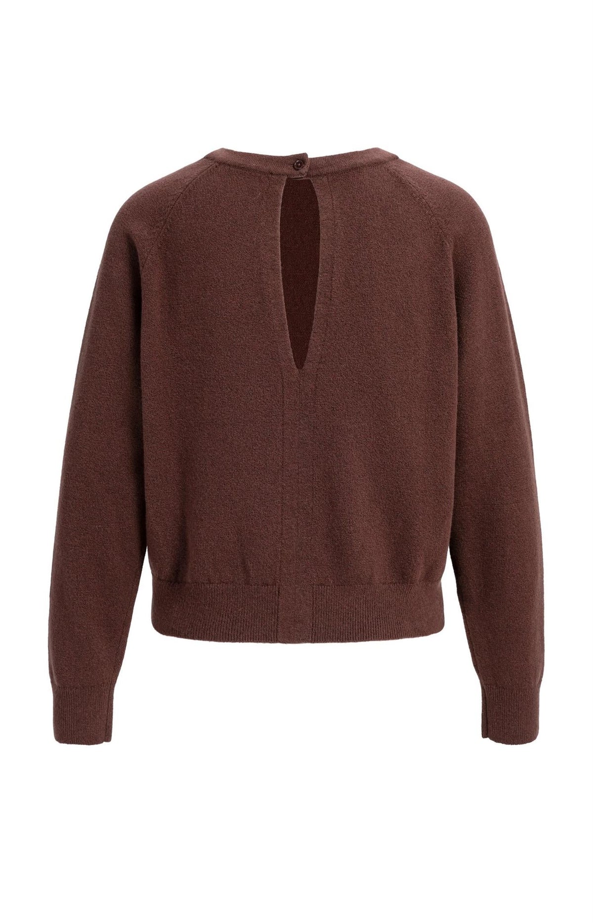Trui met Open Rugdetail
