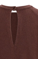 Trui met Open Rugdetail
