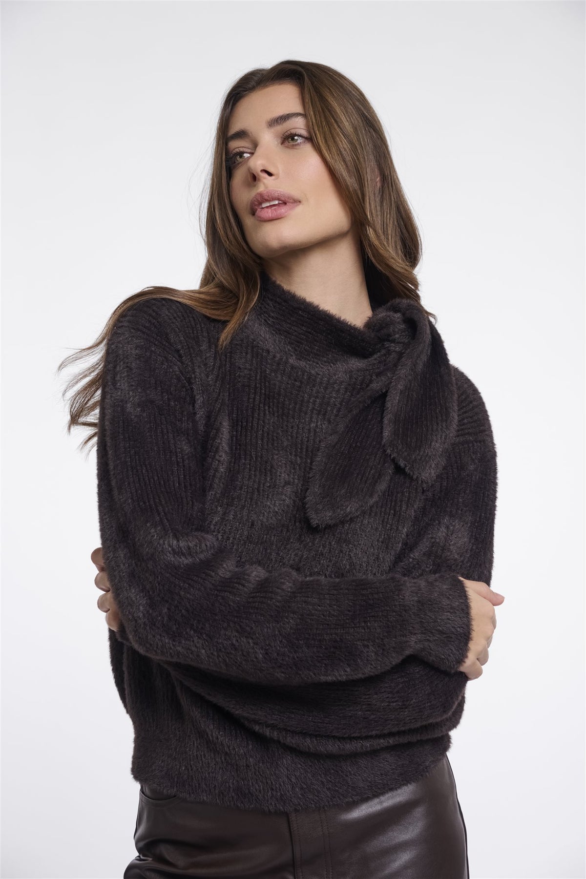 Pullover met Strikhals