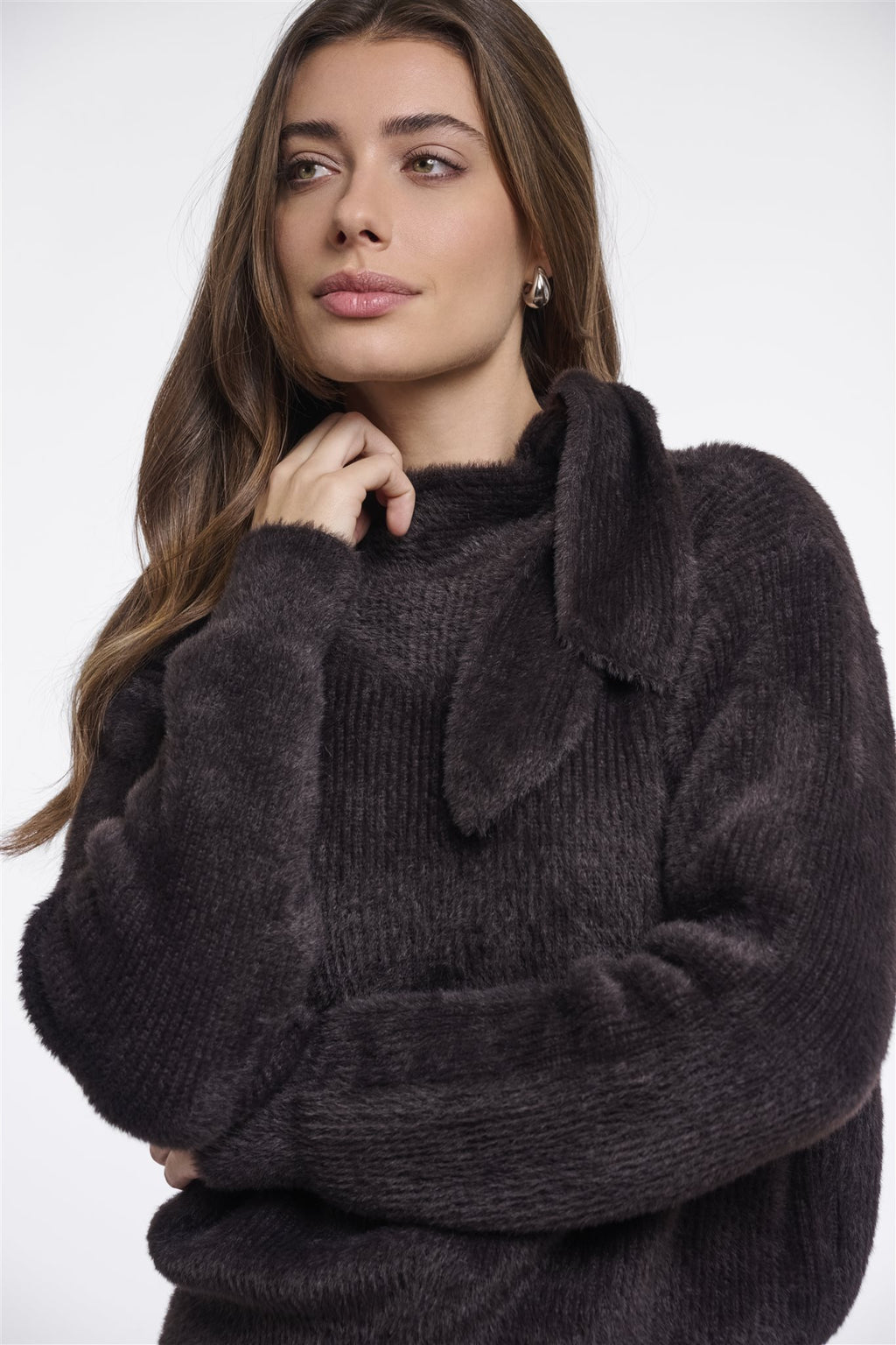 Pullover met Strikhals