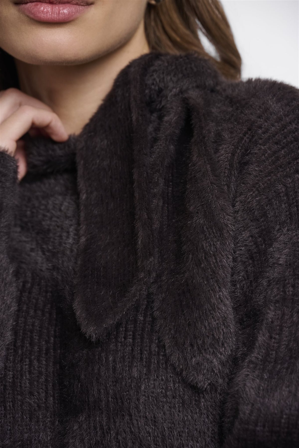 Pullover met Strikhals