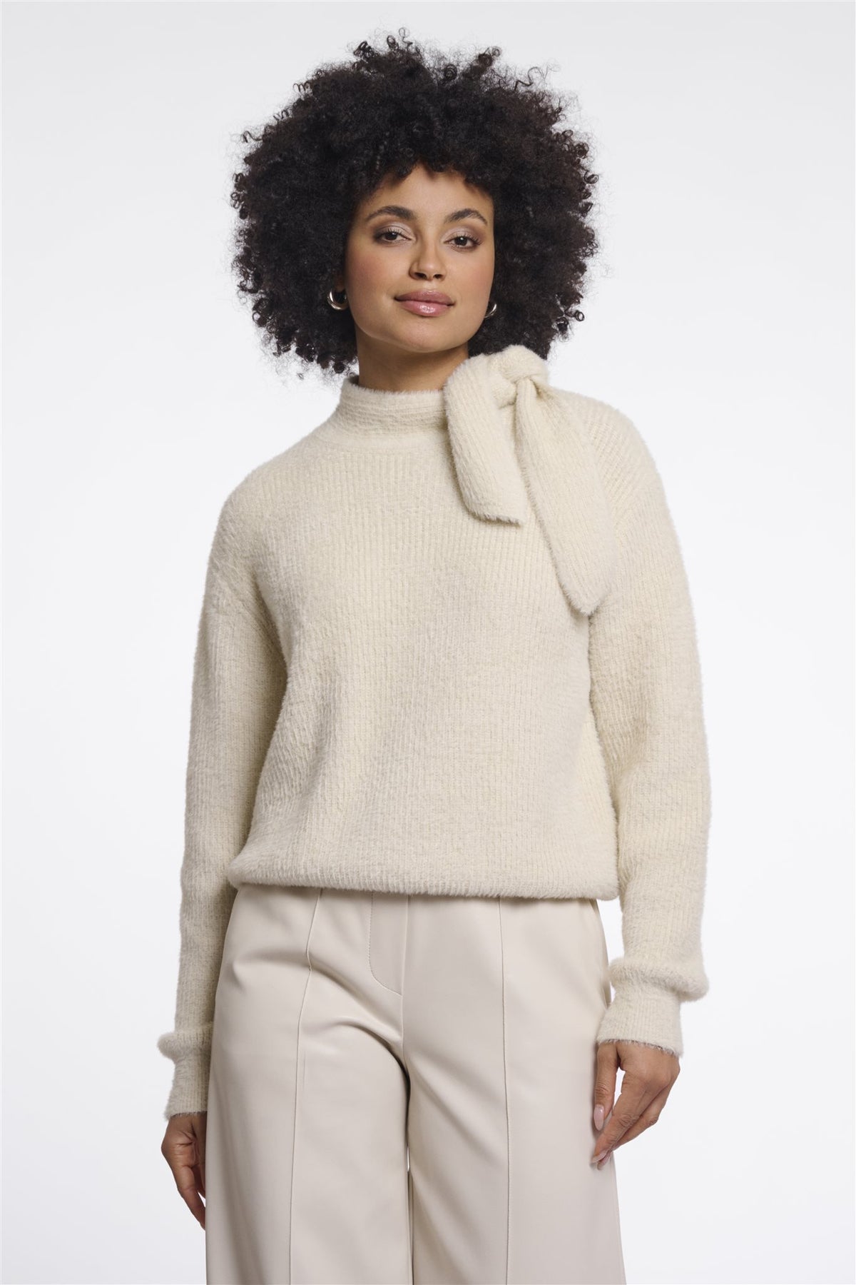 Pullover met Strikhals