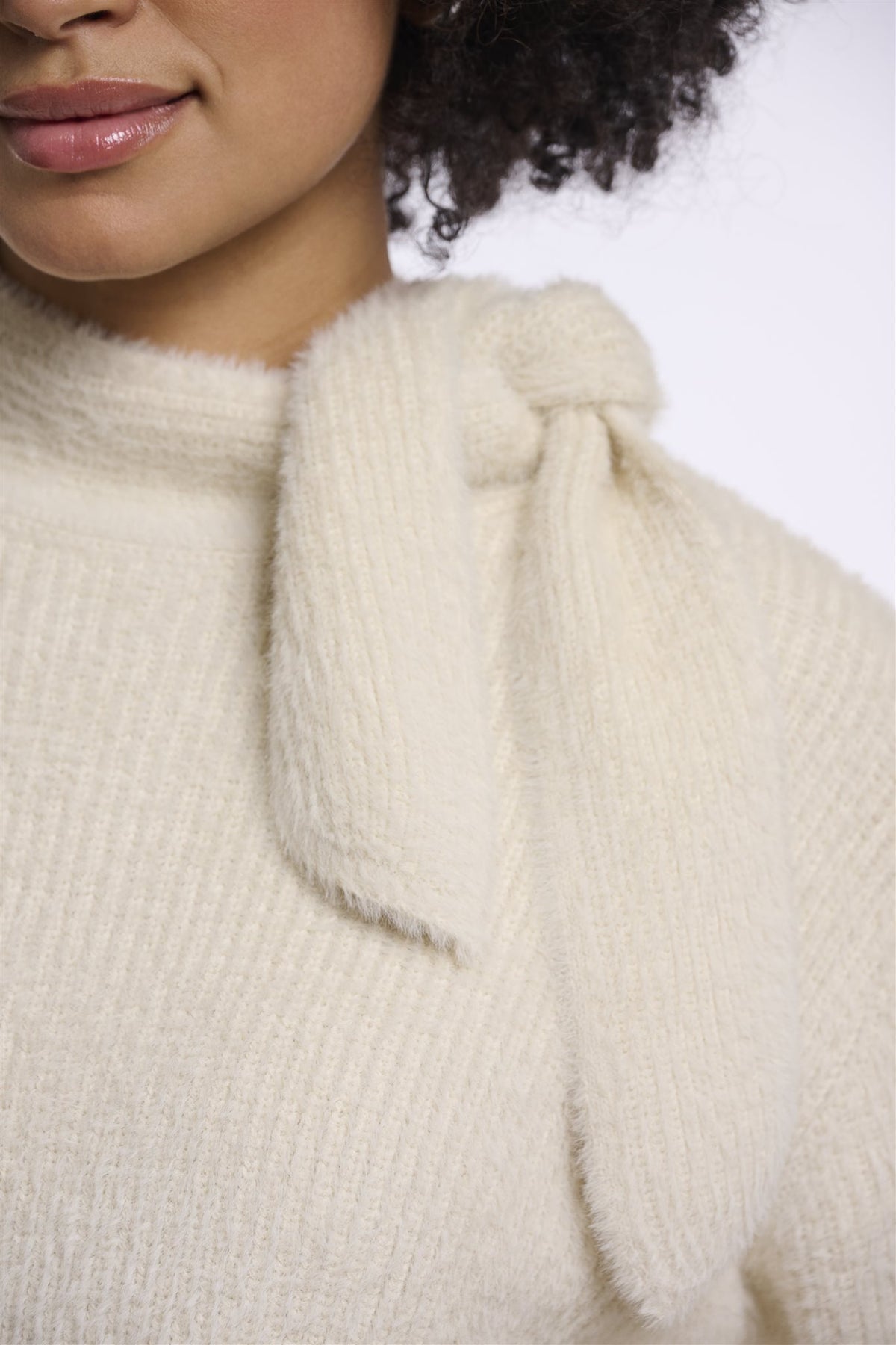 Pullover met Strikhals