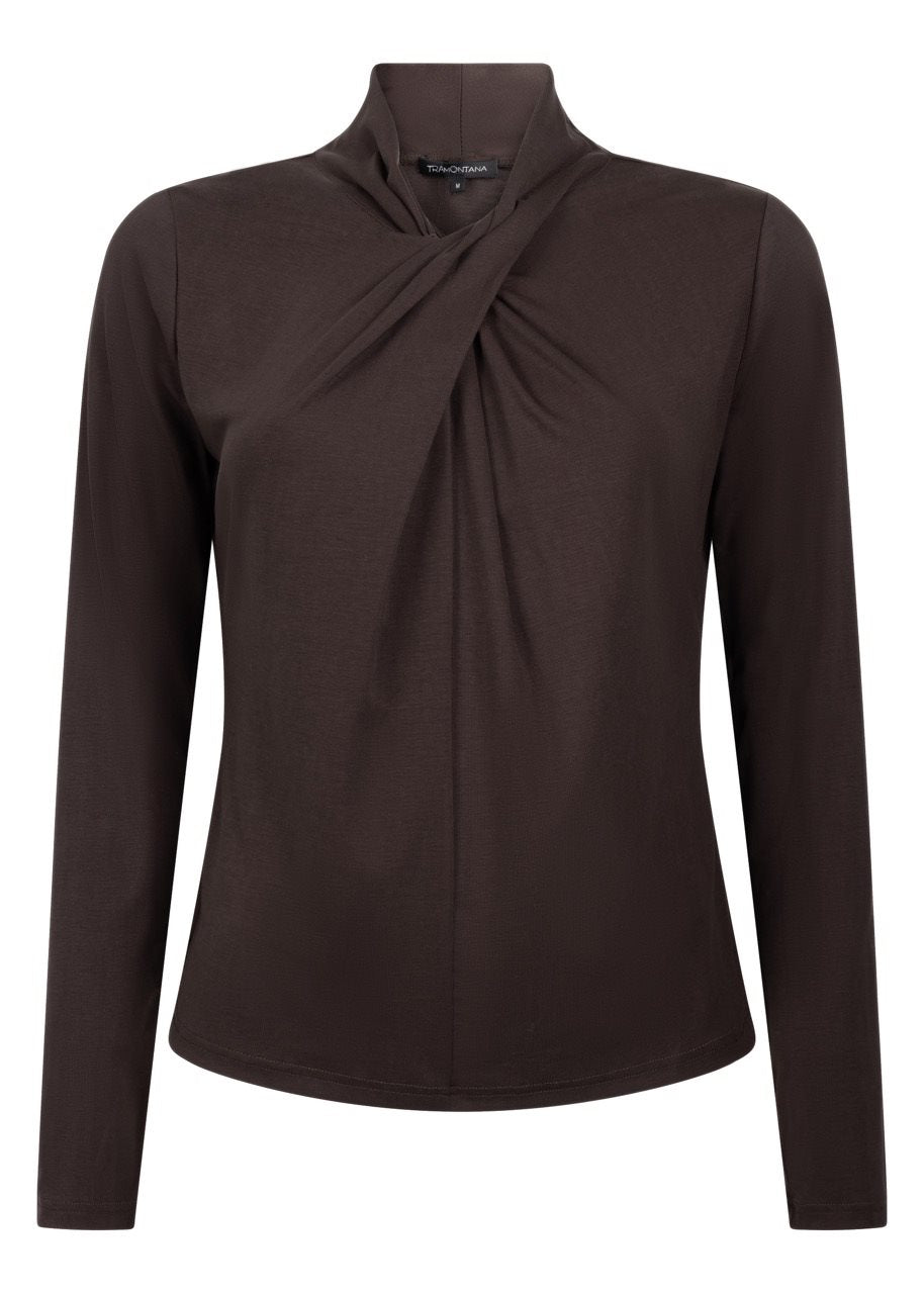 Twisted-Neck Top