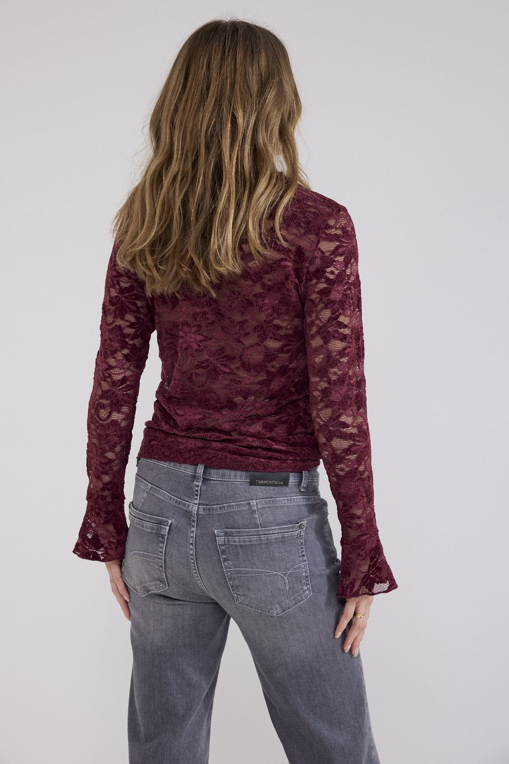 Velvet Stretch Lace Top