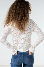 Velvet Stretch Lace Top