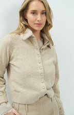 Vest met Afneembare Kraag