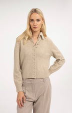 Vest met Afneembare Kraag