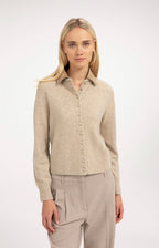 Vest met Afneembare Kraag