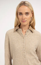 Vest met Afneembare Kraag
