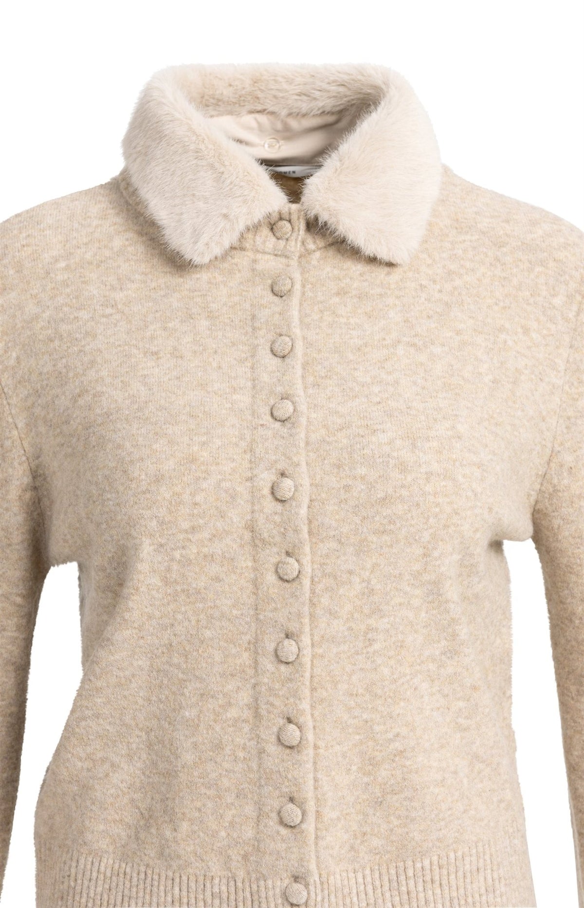 Vest met Afneembare Kraag