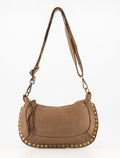 Washed Leren Crossbodytas