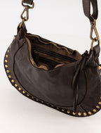 Washed Leren Crossbodytas