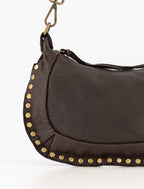 Washed Leren Crossbodytas