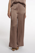 Satijnen Wide Leg Broek