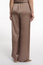 Satijnen Wide Leg Broek