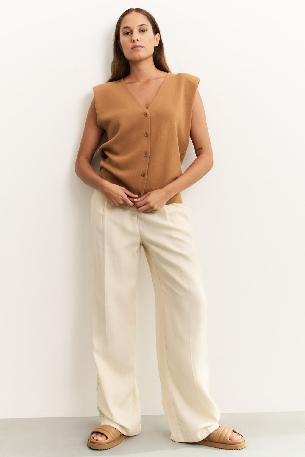 Wijde Broek van Linnenmix