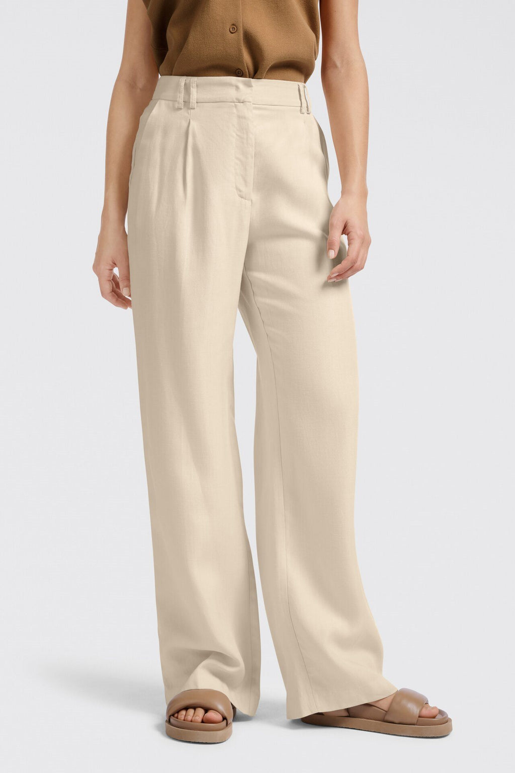 Wijde Broek van Linnenmix