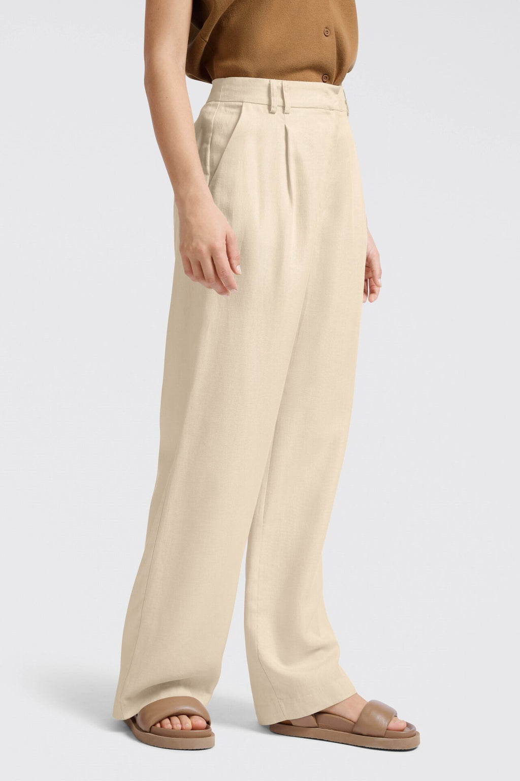 Wijde Broek van Linnenmix