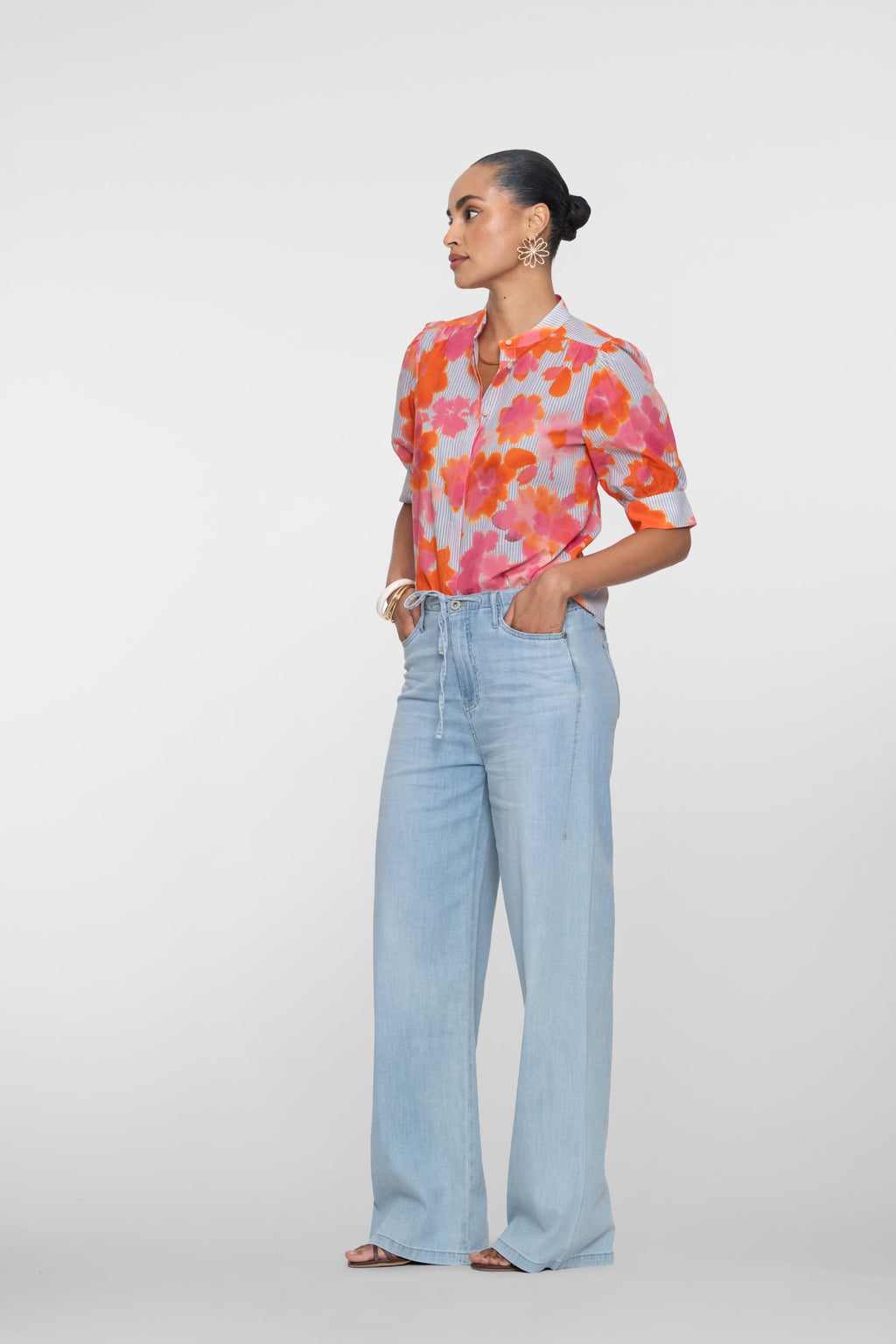Jeans met Hoge Taille