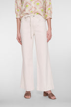 Wijde Jeans in Linnenmix