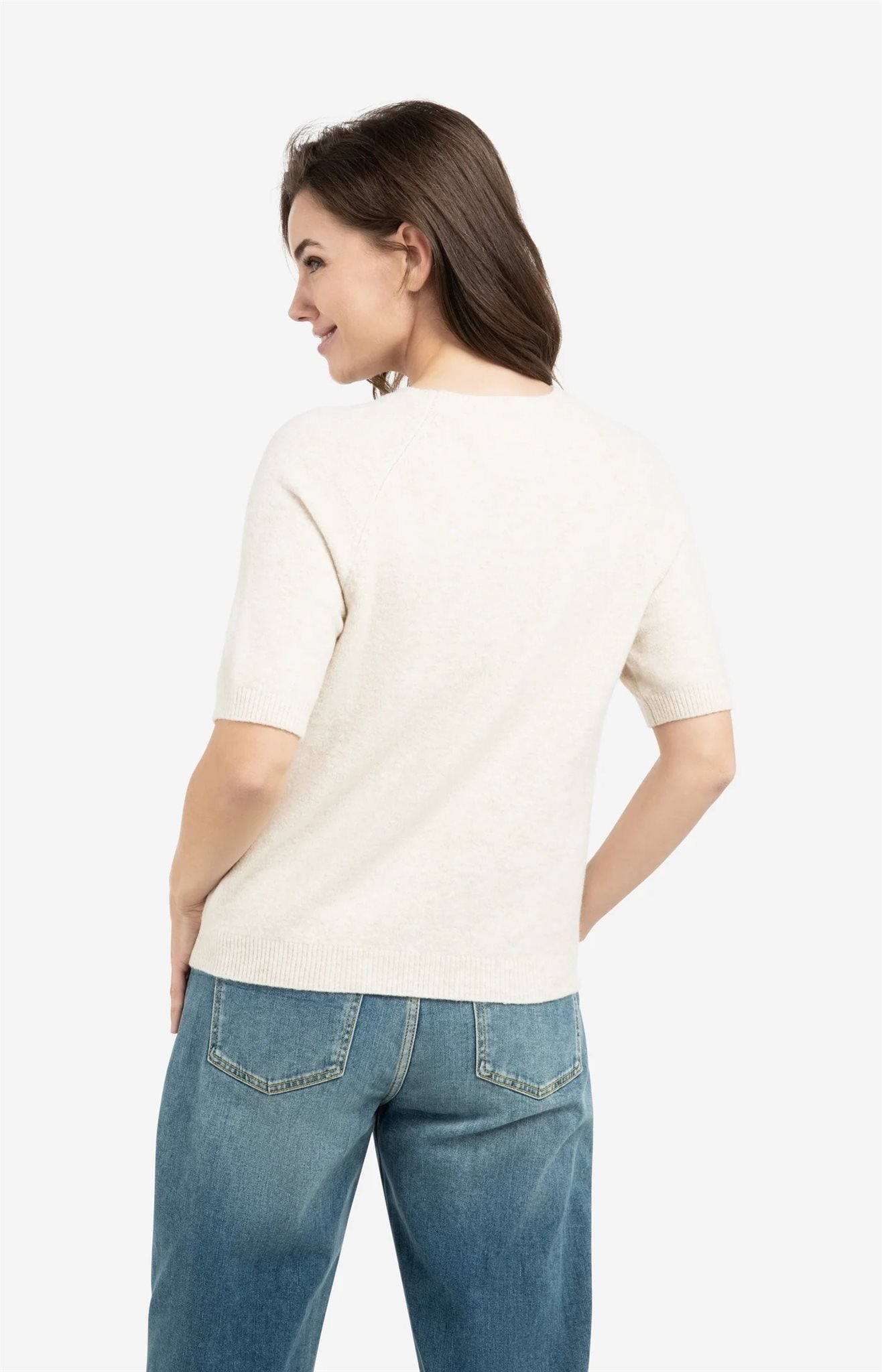 Zachte Trui met Korte Mouwen