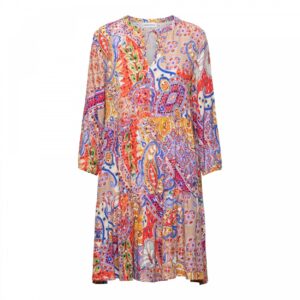 Amara W.Color Paisley Dress